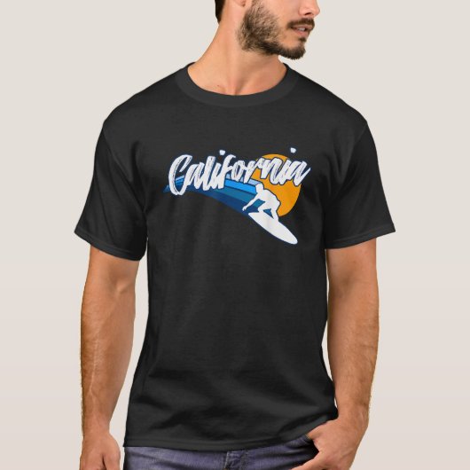 Californië-Surf T-shirt (Voorkant)