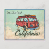 Californië Surfen Briefkaart (Voorkant)