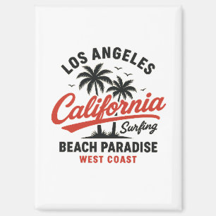 Californië Surfen Los Angeles Beach Paradise West Magneet