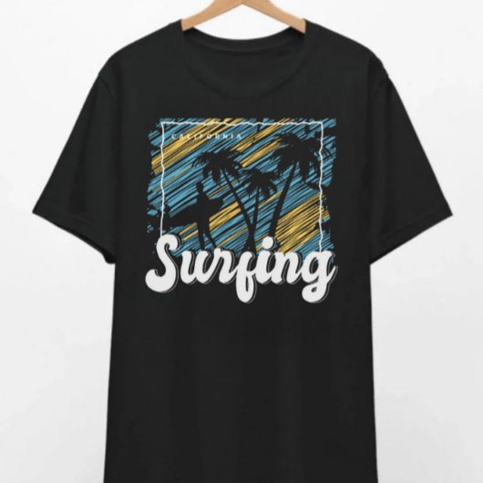 Californië Surfen Unisex T-shirt