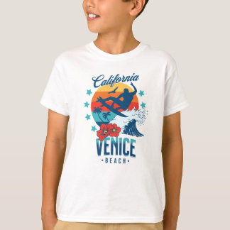 Californië Surfen Venetië strand T-shirt