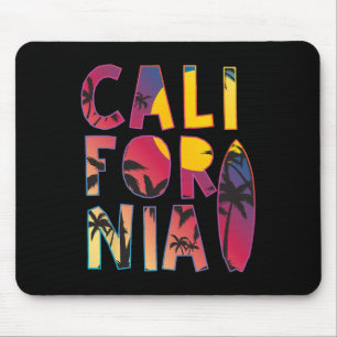 Californië Surfen Vintage Retro Surf Zomer Cadeau Muismat