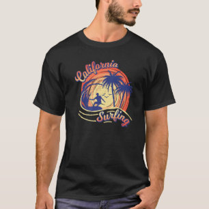 Californië Surfing Summer Vacation Surfers Mannen T-shirt