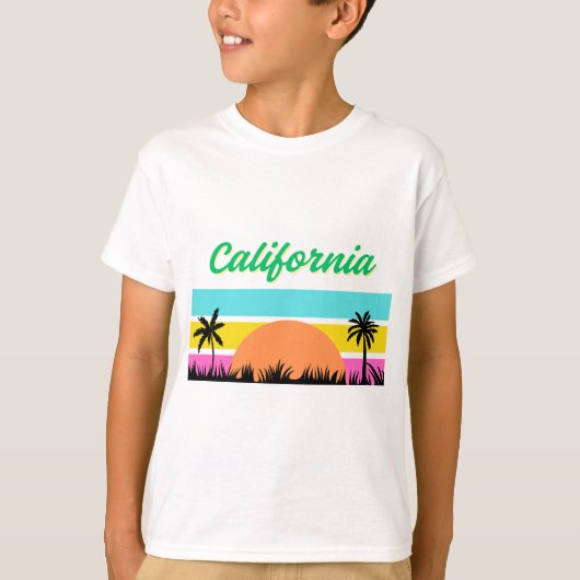 Californië t-shirt voor kinderen (Voorkant)
