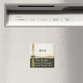 Californië tartan en goud op dameskast, sparen de  magneet (Insitu (Vaatwasser))