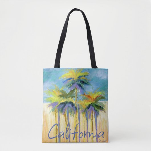 Californië-tas Tote Bag (Voorkant)