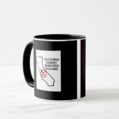 Californië tegen mok van verplichte vaccins (Voorkant links)