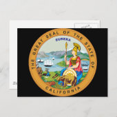 Californië-teken Briefkaart (Voorkant / Achterkant)