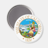 Californië-teken Magneet (Voorkant / Achterkant)
