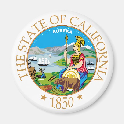Californië-teken Magneet (Voorkant)