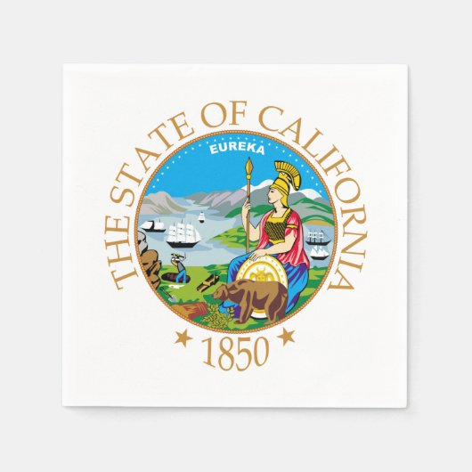 Californië-teken Servet (Voorkant)