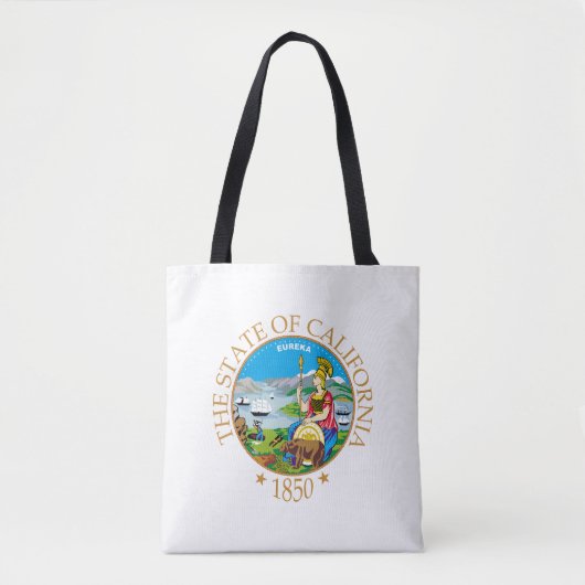 Californië-teken Tote Bag (Voorkant)
