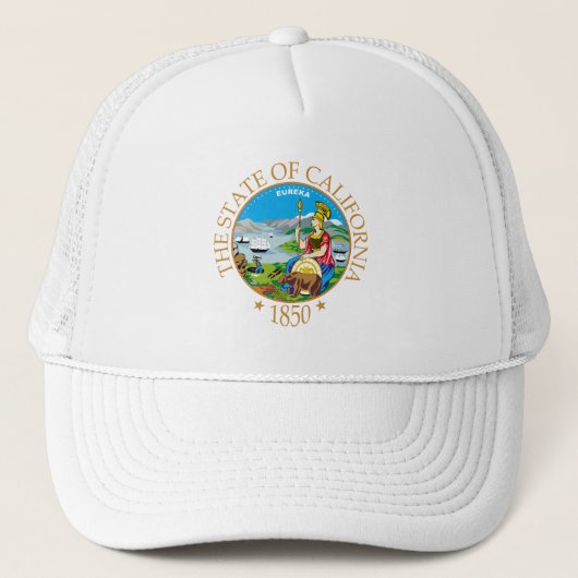 Californië-teken Trucker Pet (Voorkant)