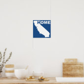 Californië Thuis Poster Bord Ik Hou Van (Keuken)