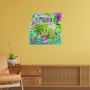 Californië Tijdloos melodie Poster
