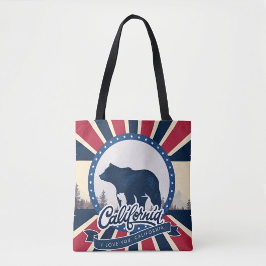 Californië Tote Bag (Voorkant)