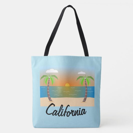 Californië Tote Bag (Voorkant)