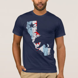 Californië Transplant Mashup Flag T-shirt