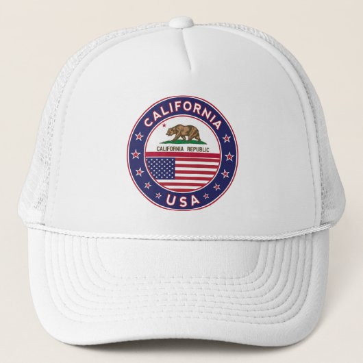 Californië Trucker Pet (Voorkant)
