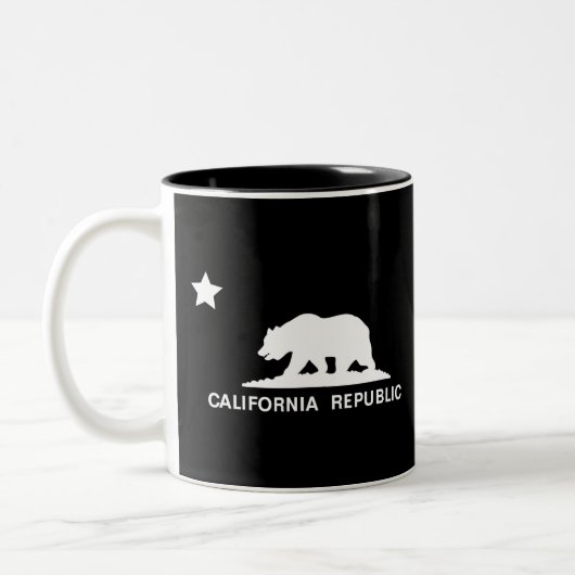 Californië Tweekleurige Koffiemok (Links)