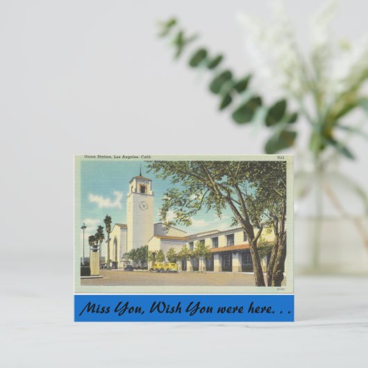 Californië, Uniestation Briefkaart (Staand voorkant)