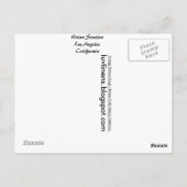 Californië, Uniestation Briefkaart (Achterkant)