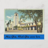 Californië, Uniestation Briefkaart (Voorkant)