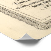 Californië, Utah, Nevada, Colorado Poster (Hoek)