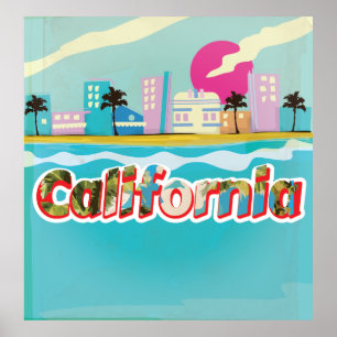 Californië vakantie-Poster Poster