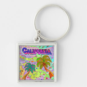 Californië Vakantie Target Sleutelhanger