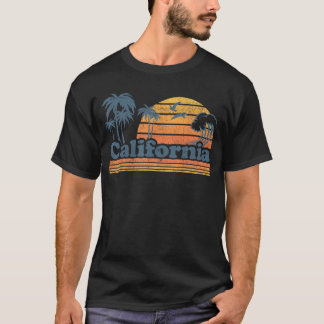 Californië Vakantie Zonsondergang Schattige Cali 7 T-shirt