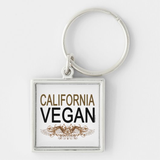 Californië Vegan Sleutelhanger (Voorkant)