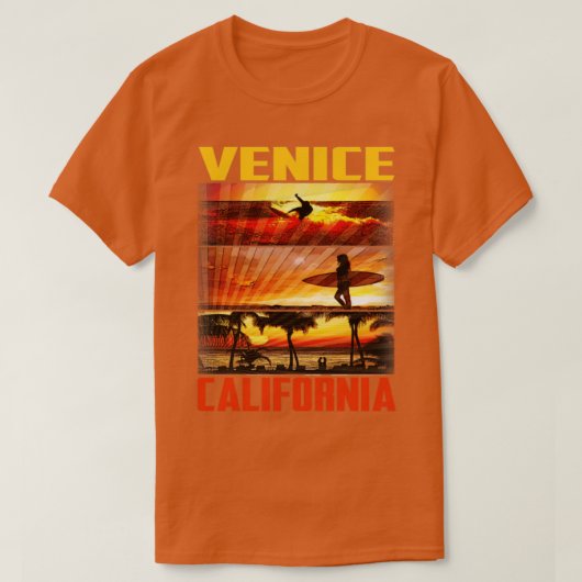 Californië Venice Beach T-shirt (Design voorkant)