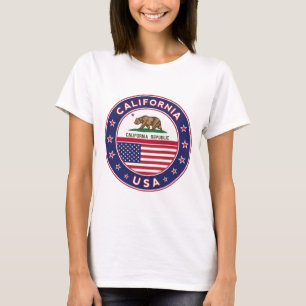 Californië, Verenigde Staten, Californië t-shirt