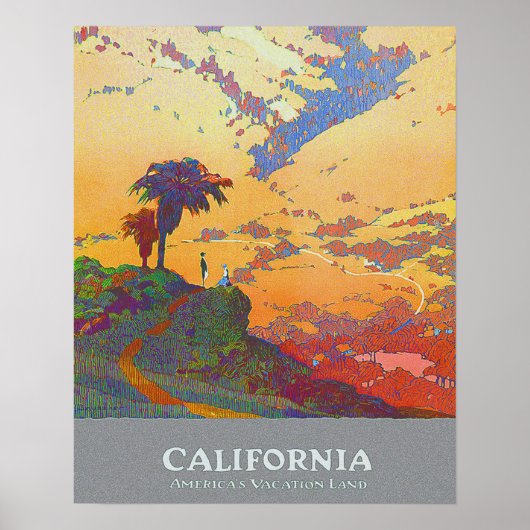  Californië Verenigde Staten Reizen Poster (Voorkant)