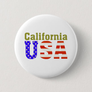 Californië Verenigde Staten! Ronde Button 5,7 Cm