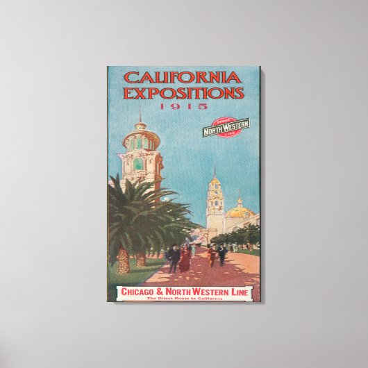 Californië verklaart Poster #1 Canvas Afdruk (Voorkant)
