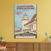 Californië verklaart Poster #2 Canvas Afdruk (Insitu (Woonkamer))