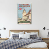 Californië verklaart Poster #2 Canvas Afdruk (Insitu (Slaapkamer))