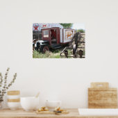 Californië verliet Barq's truck Poster (Keuken)