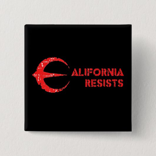 Californië verzet zich tegen Square Button Black (Voorkant)