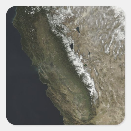 Californië Vierkante Sticker (Voorkant)