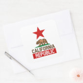 Californië Vierkante Sticker (Envelop)