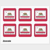 Californië Vierkante Sticker (Vel)