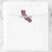 Californië Vierkante Sticker (Tas)