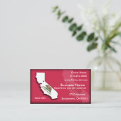 Californië-Visitekaartje Visitekaartje (Staand voorkant)