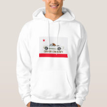 Californië vlag Corvair cabriolet hoodie