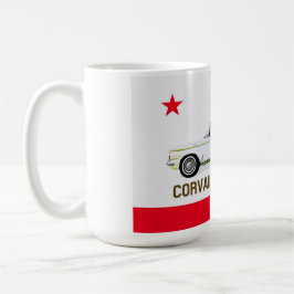 Californië vlag Corvair cabriolet hoodie Koffiemok