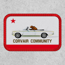 Californië vlag Corvair converteerbare patch