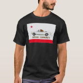 Californië vlag Corvair convertible shirt (Voorkant)